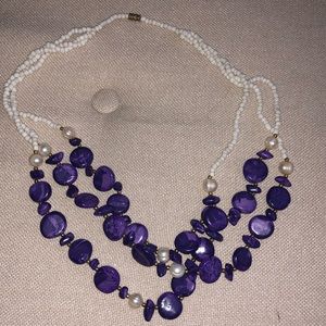 Colombian made stones / beaded necklace